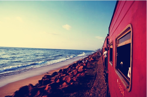 斯里兰卡海上火车图片