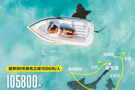 墨西哥+古巴+巴哈马+牙买加+巴拿马+哥斯达黎加24日游