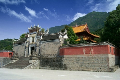 宜昌两坝一峡旅游黄陵庙-三峡古老的建筑群