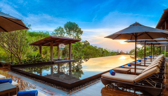 博森山庄悠闲自由活动.