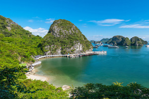  跟團遊>防城港到越南下龍灣,迷宮仙境,天堂島,月亮湖,河內四日遊特價